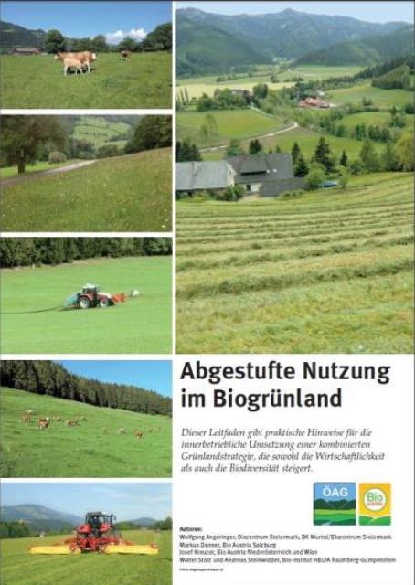 ÖAG-Broschüre Abgestufte Nutzung im Biogrünland