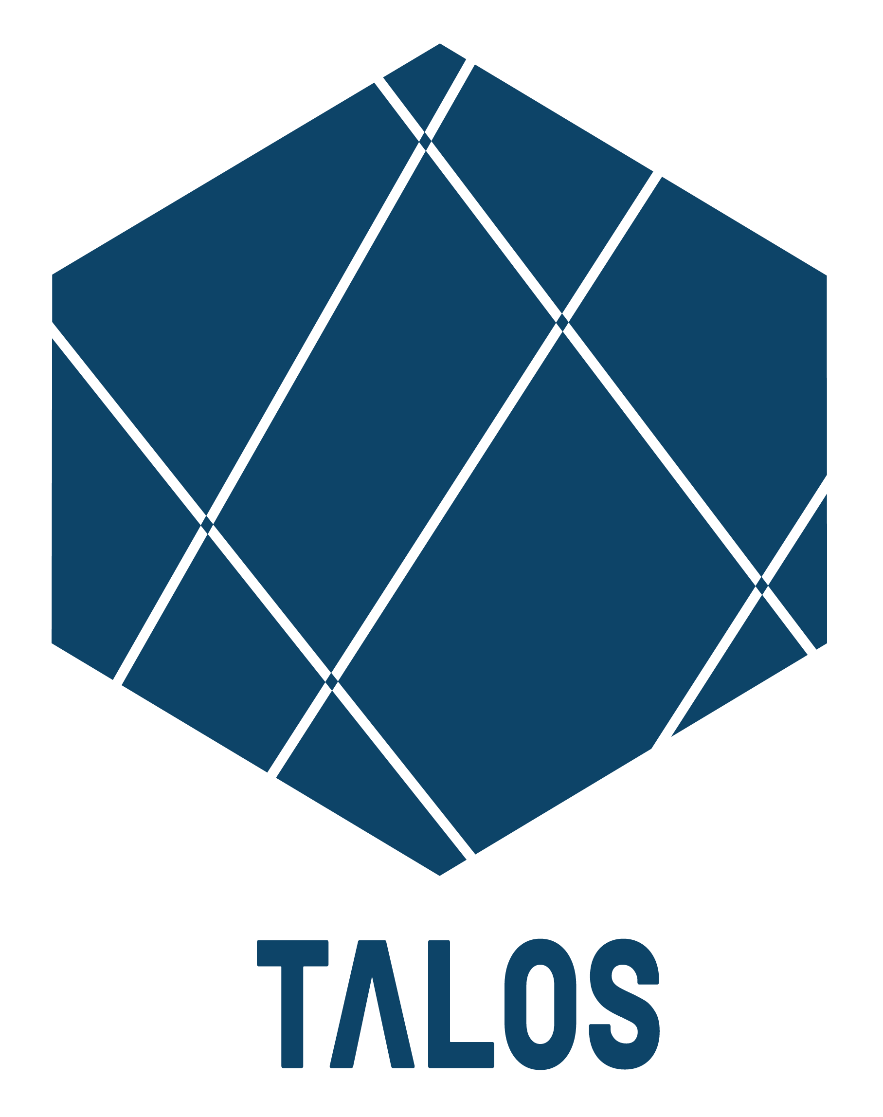 Logo Talos blue transparent