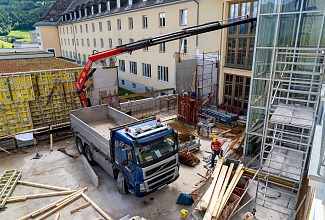 Umbauarbeiten Speisesaal in Raumberg